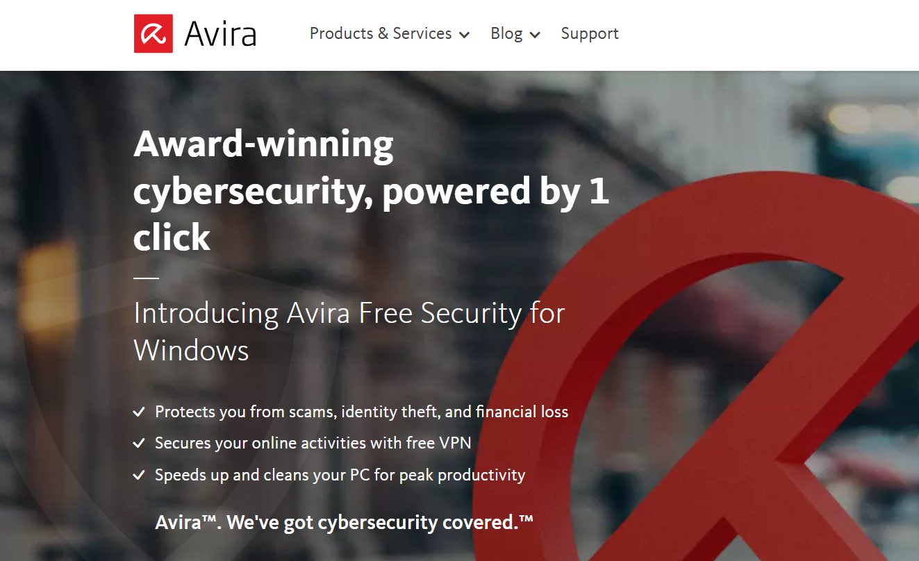 Решения безопасности: Avira